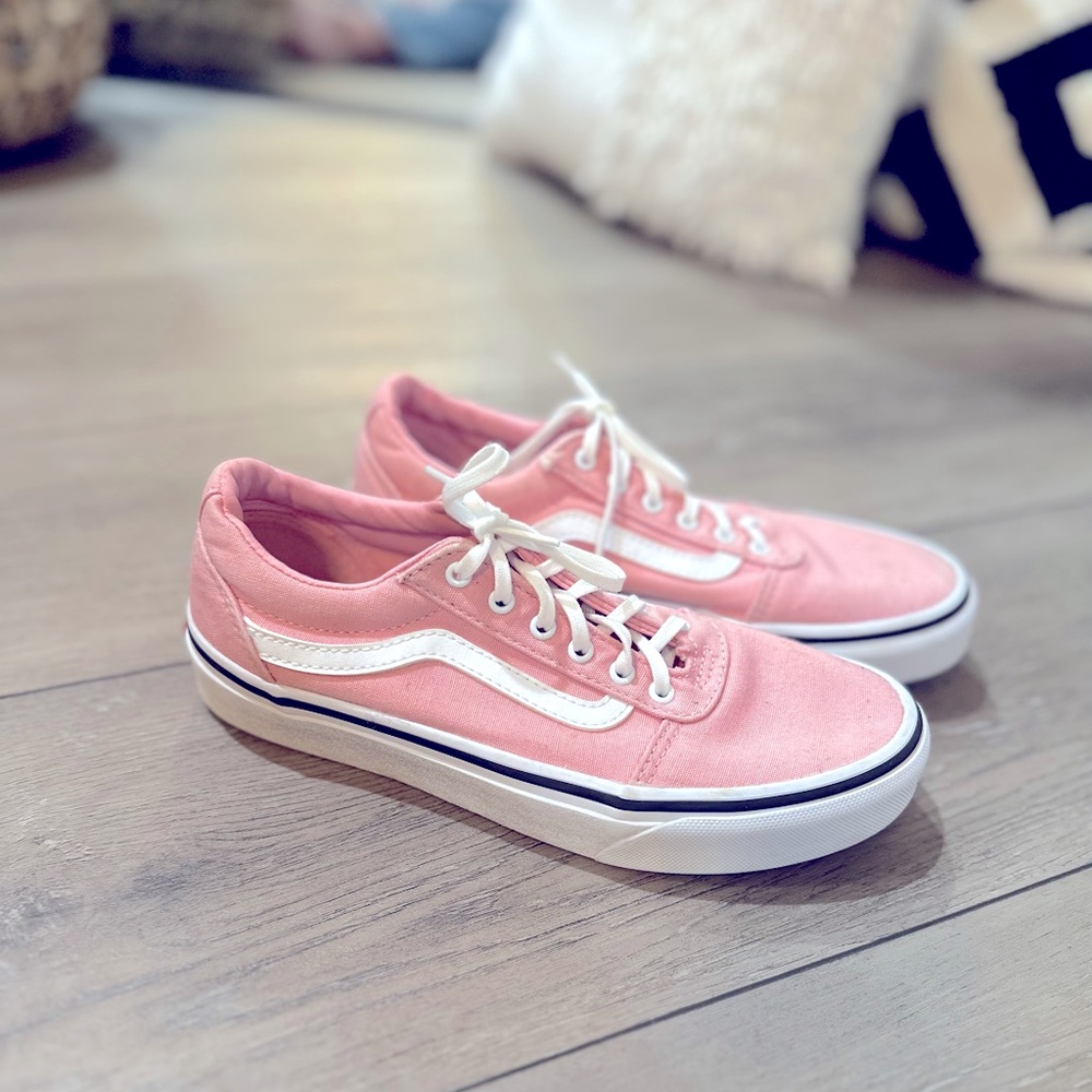 Girls Pink Vans - Size 3